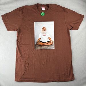 Supreme Shirt Men L Rick Rubin Box Guru Yoga Brown Tee Made in USA Authentic New